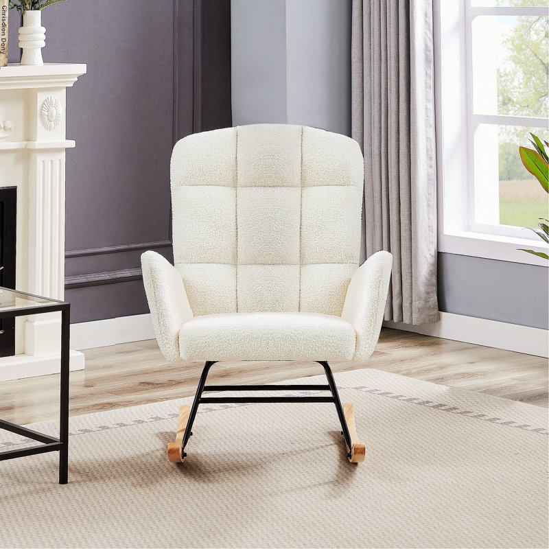 Chaise d'appoint, fauteuil à bascule de salon