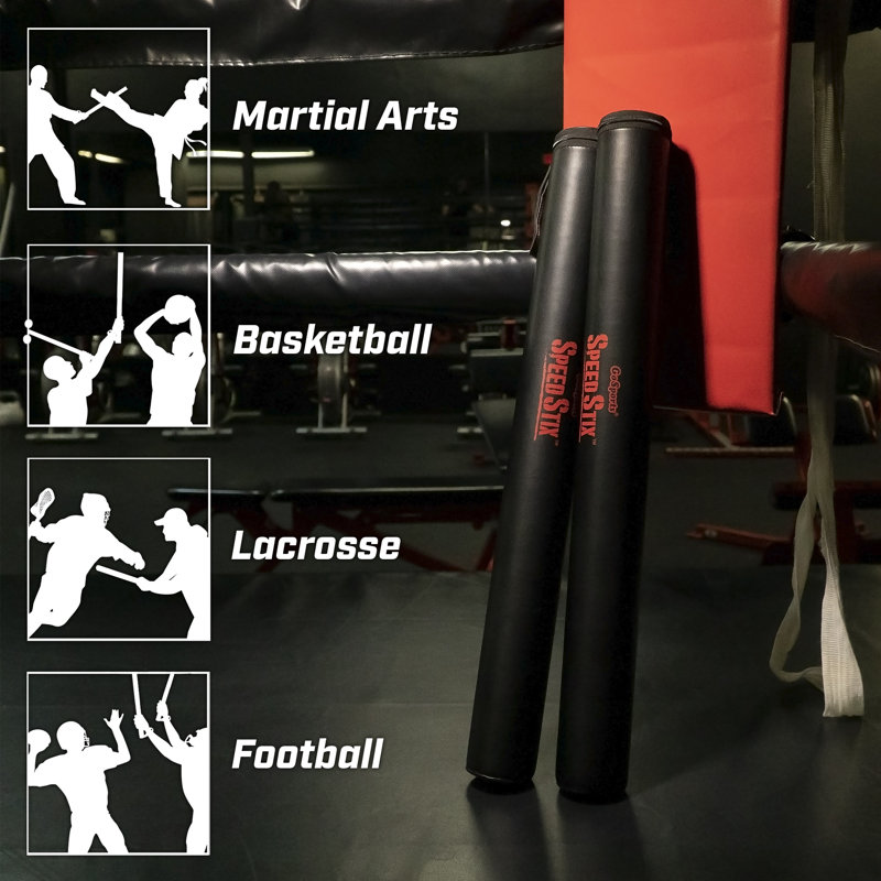 Paquet de 2 bâtons de contact rembourrés SpeedStix Mixed Martial Arts & Sports
