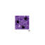 Assiettes et gobelets jetables en papier Purple Web pour Halloween - Fournitures de fête pour les occasions festives