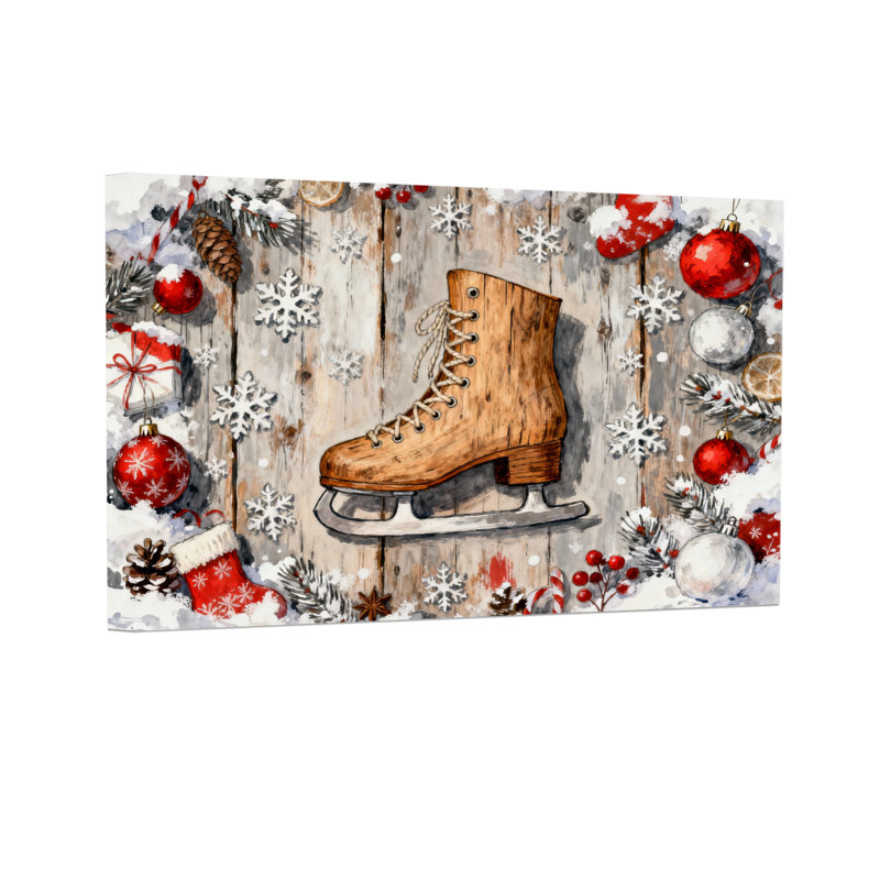 Christmas Christmas Ice Skate Winter Decorations Pattern