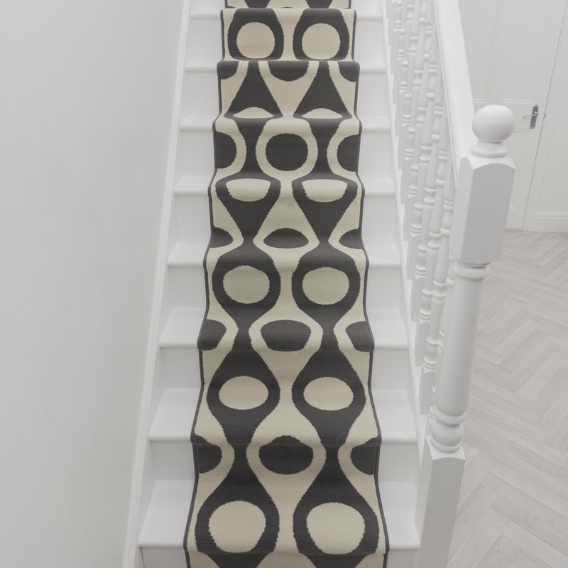 Stair Runner Geometric Shapes Area Rug, Stair Runner 60 x 630 cm