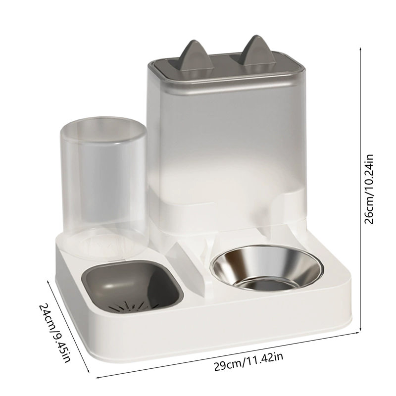 Bols à chats Cats Bowls, Gris