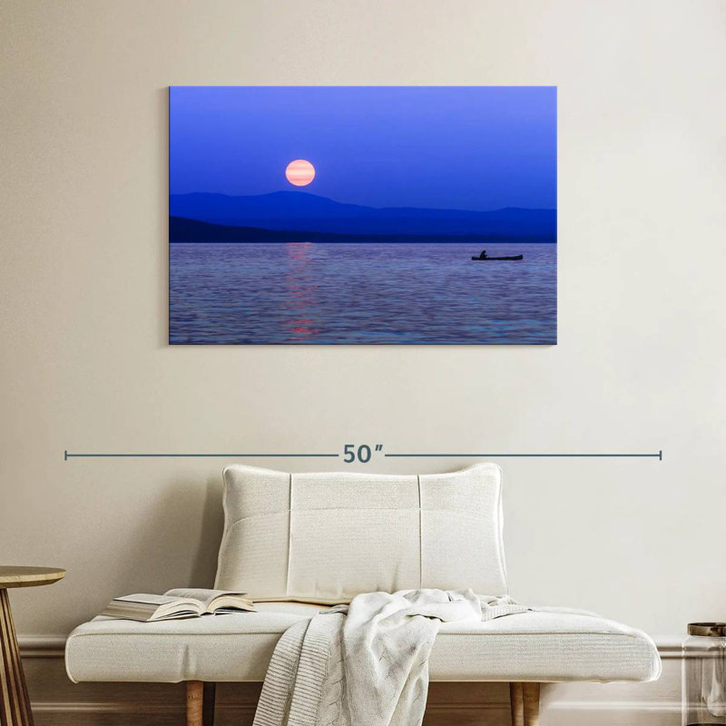 Alvord Lake Champlain Blue Hour, 26" H x 39" W