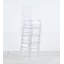 Élégantes chaises de salle à manger en plastique, ensemble de 4, assemblage facile et capacité de charge élevée pour une assise confortable