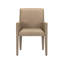 Modern Brume 24" Wide Frontier Caribou Leather Arm Chair