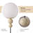  Modern 63" White Glass Floor Lamp
