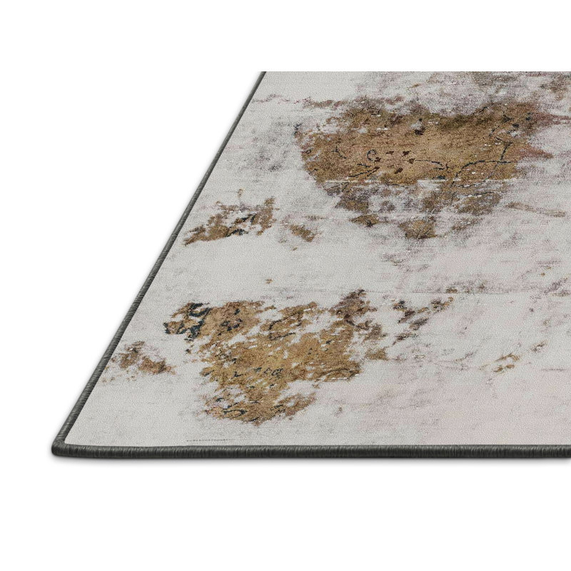 Abstract Indoor Rug, Rectangle 3' x 5'