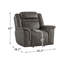 Fauteuil inclinable oscillant standard de 42,5 po de largeur