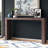 Vollmer U-Shaped Console Table-895661659-868093405