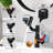Bathroom Sink Faucet With Spray, Temp Display, 360 Rotate, Black Matte, Spray Feature Show, Rotation, Matte Black,