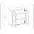 Palace Imports 100% Solid Wood Short Bookcase with Glass Doors, Adjustable Shelves, Modular Storage Bookshelf, 32" W x 35.75" H-104319105