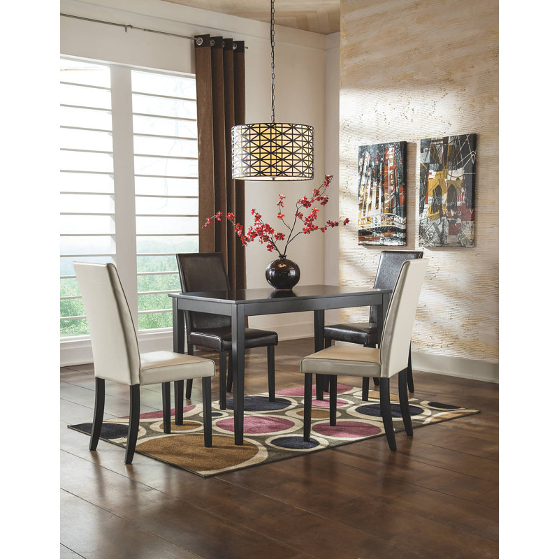4 - Person Four Leg Dining Set, Ivory