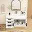 Ensemble de meuble-lavabo simple mural 42 po-892059615