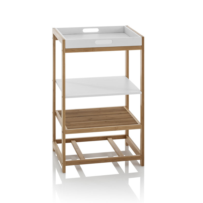 Edlira 45cm W Solid Wood Shelving Unit