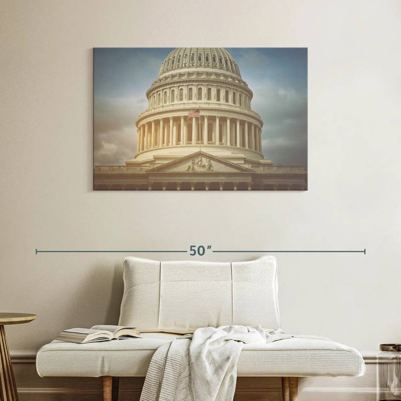 US Capitol, 26" H x 39" W