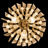 Cheyan  3-Light Crystal Chandelier Flush Mount Ceiling Light-920917319