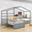 Lit plateforme simple avec tiroirs de rangement-1404276374