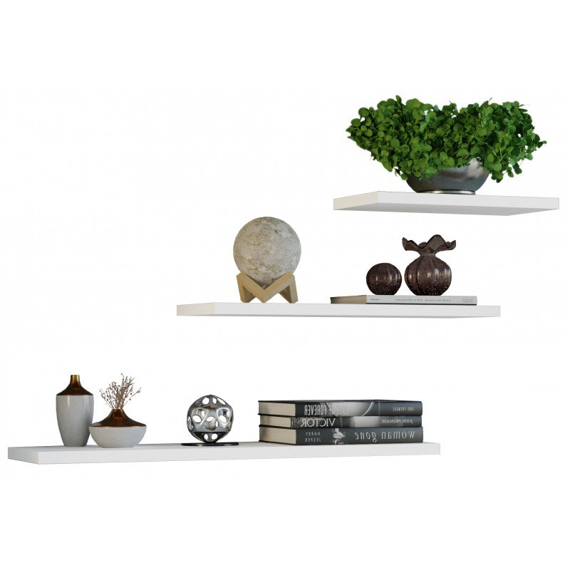 Joetta 1.8cm H x 15cm W Standard Bookcase, White