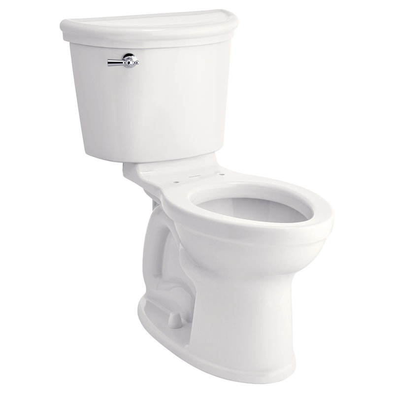 White Elongated Two-Piece High Efficiency Toilet