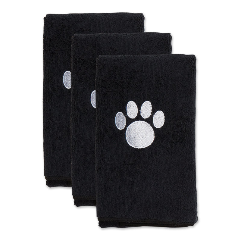 Ensemble de serviettes de bain 3 pièces Hockman, Noir