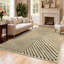 Tapis moderne lavable à rayures avec envers antidérapant pour salon, chambre à coucher, bureau à domicile-1353712838-1353712845