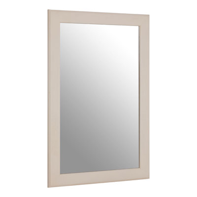 Wine Solid Wood Flat Wall Mirror