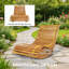 Chaise berçante en bois, chaise berçante d'extérieur