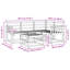 187.5cm Wide Patio Sectional Set