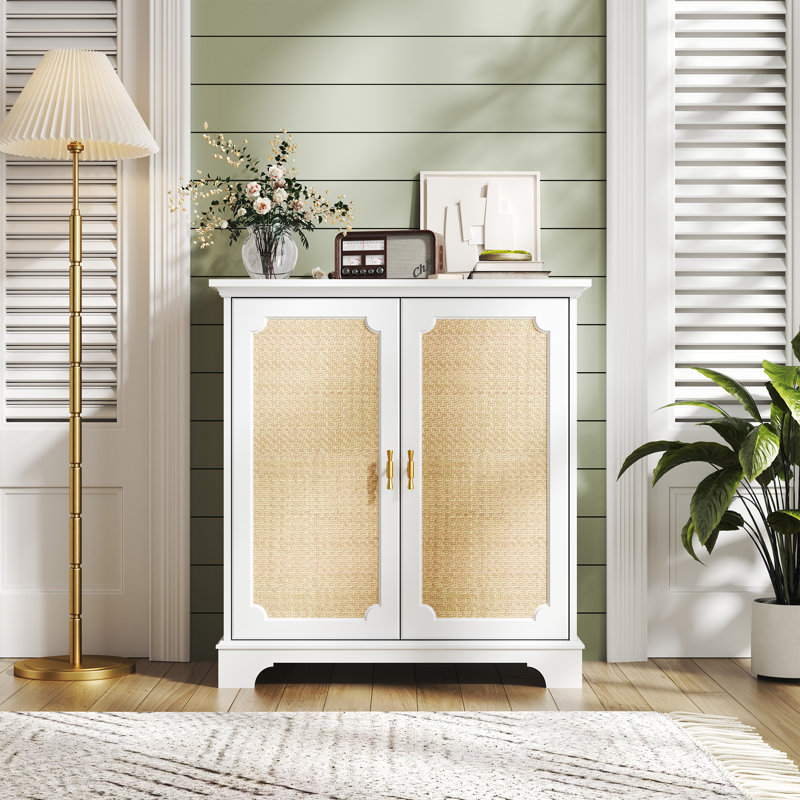 Rattan Doors Storage Sideboard Buffet