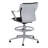 Cascade Adjustable-Height Mobile Drafting Chair With Foot Ring, High Stool With Wheels For Standing Desk Workstation (Set Of 2)