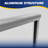 55'' - 59" W x 56'' H Double Sliding Semi-Frameless Tub Door With Clear Tempered Glass-100012563
