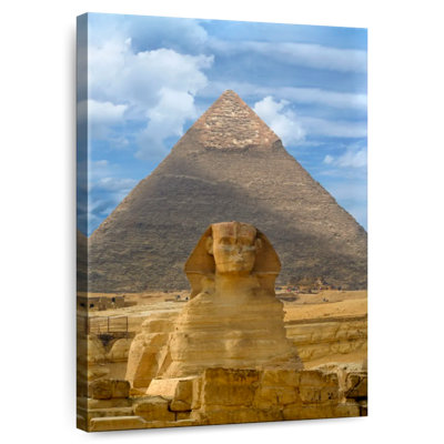 Aime Sphinx And Pyramid In Giza