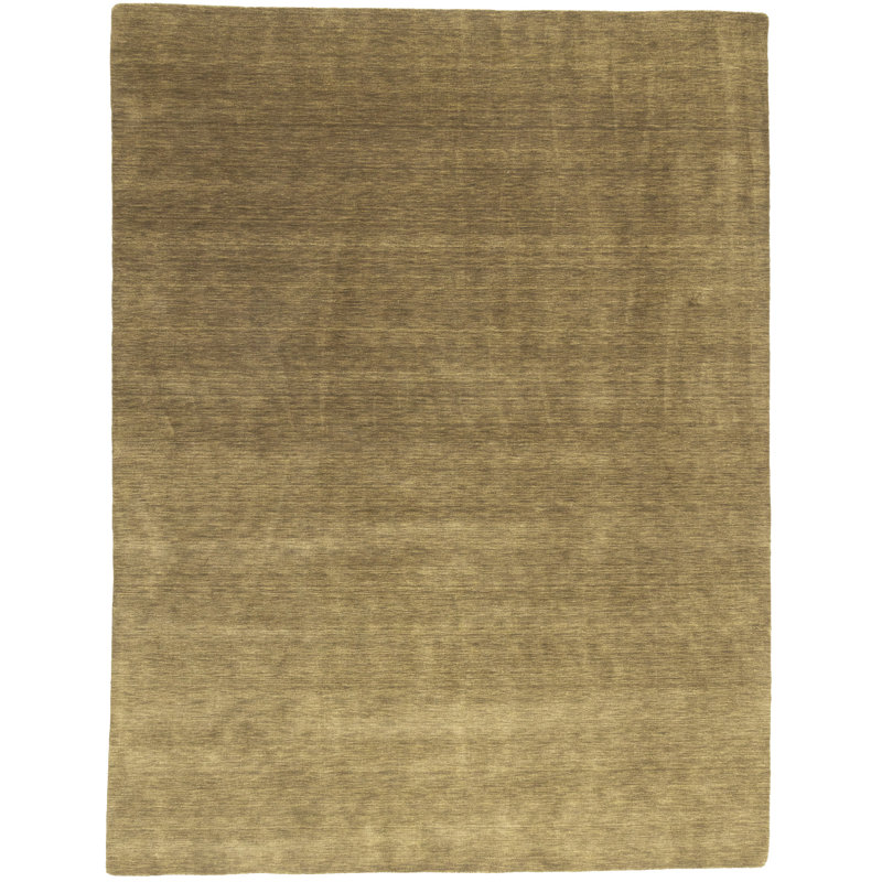 Ottosson Hand Loomed Gabbeh Rug, 100% Wool, Solid Color, Fade & Stain Resistant, Durable, All Sizes, India-Made.