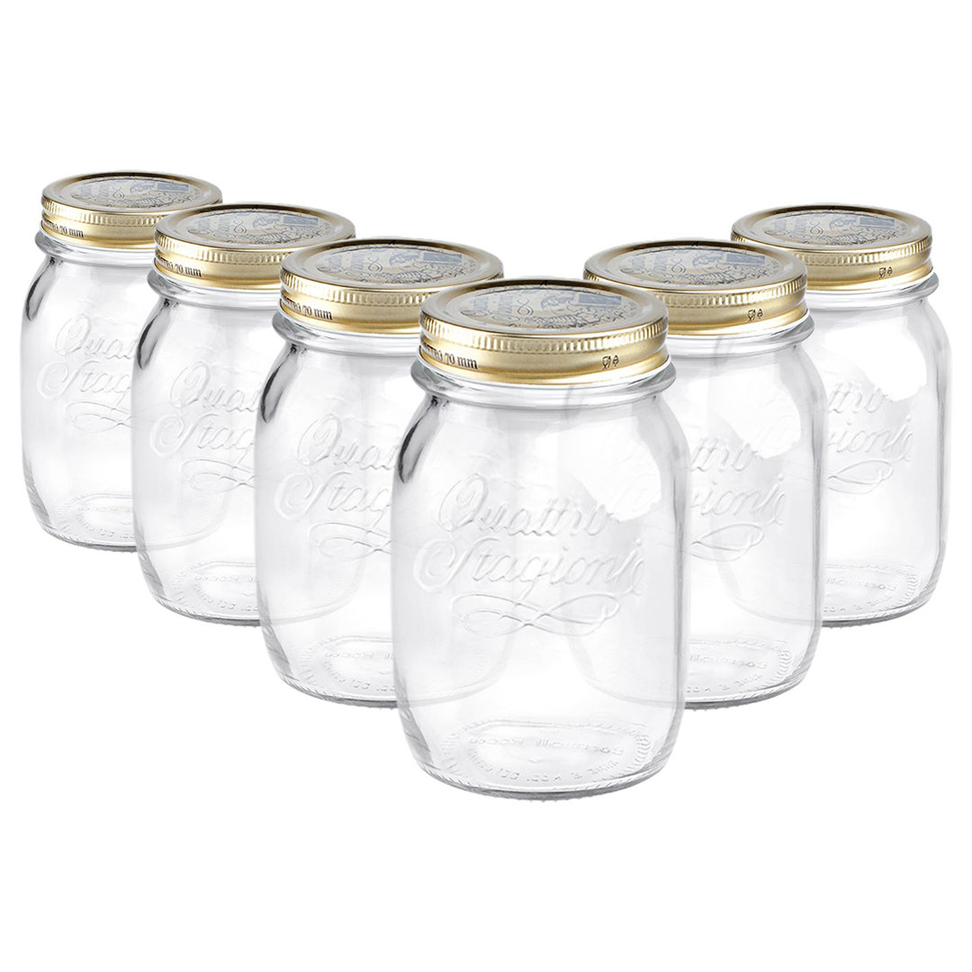 Quattro Stagioni Glass Storage Jars - 500ml