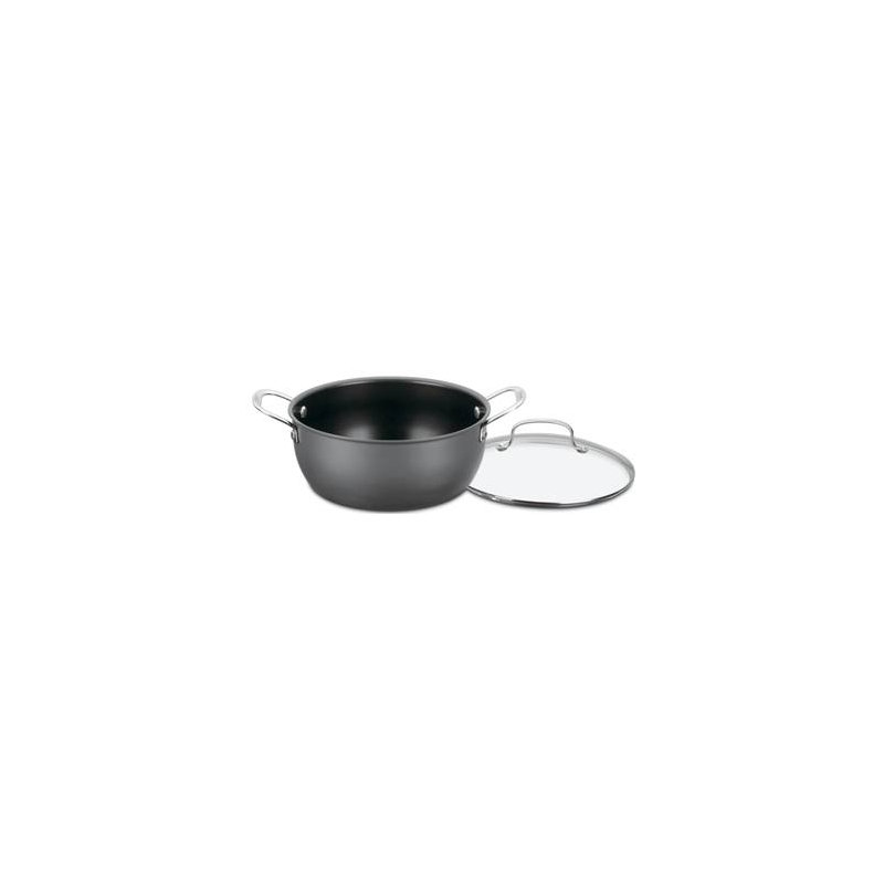 Cuisinart 5 pte Marmite antiadhésive en aluminium anodisé dur avec couvercle
