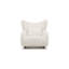 Fauteuil à oreilles moderne blanc Teddy