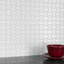 Carreau de mosaïque de plancher et de mur en porcelaine 11 3/4 po x 11 3/4 po Metro Basketweave-472297685