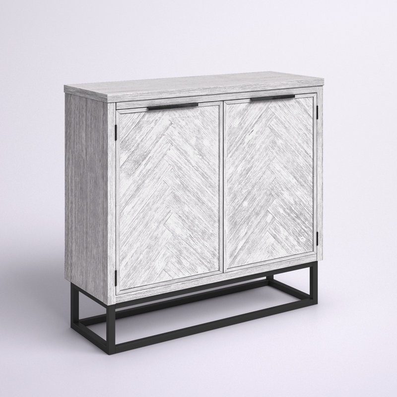 Kaelyn Accent Cabinet, White Rub