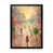 Impression noire sur toile encadrée sélectionné