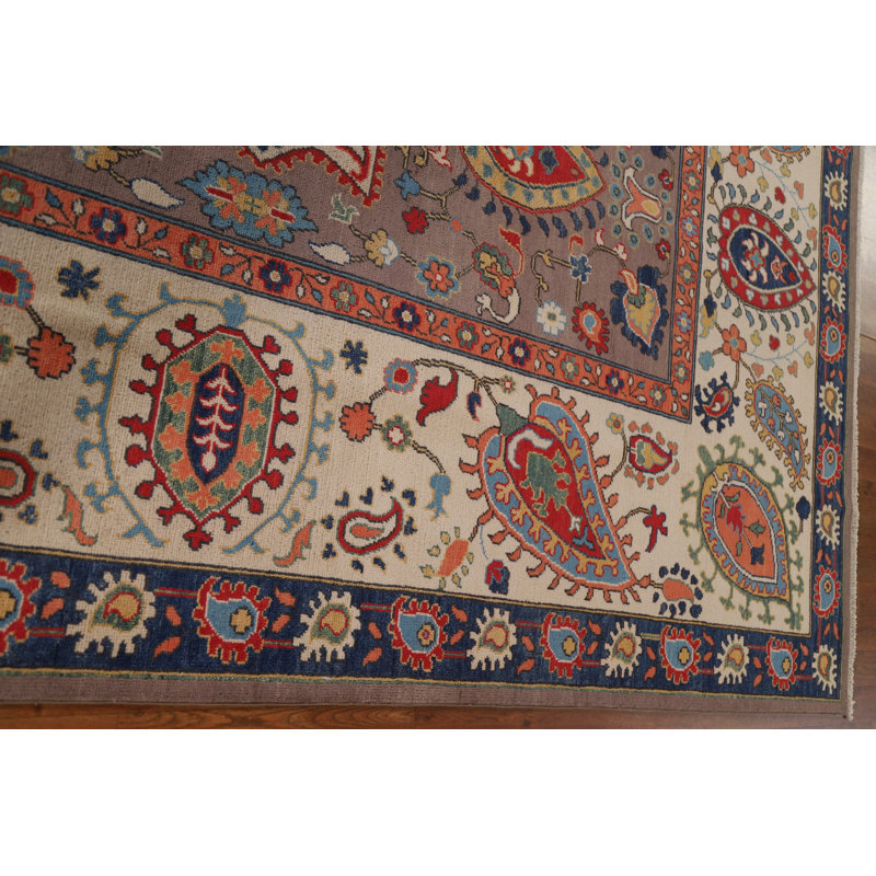 One-of-a-Kind 6'7" X 10'2" New Age Wool Area Rug in