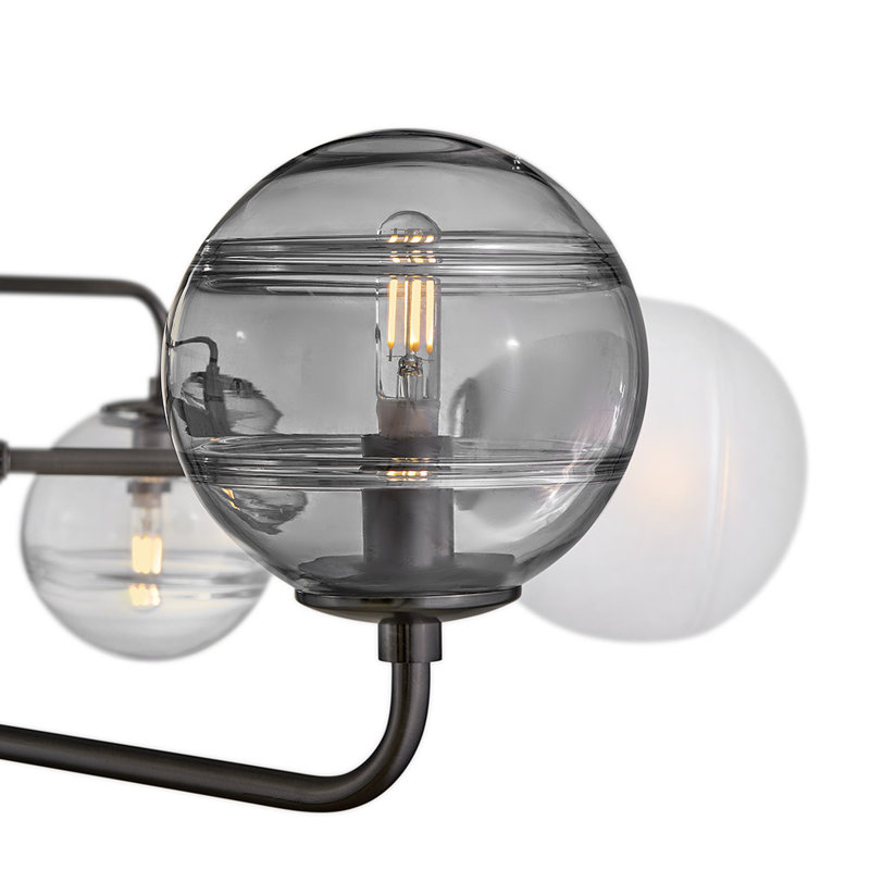 Oberon 8 - Light Chandelier, Black Oxide