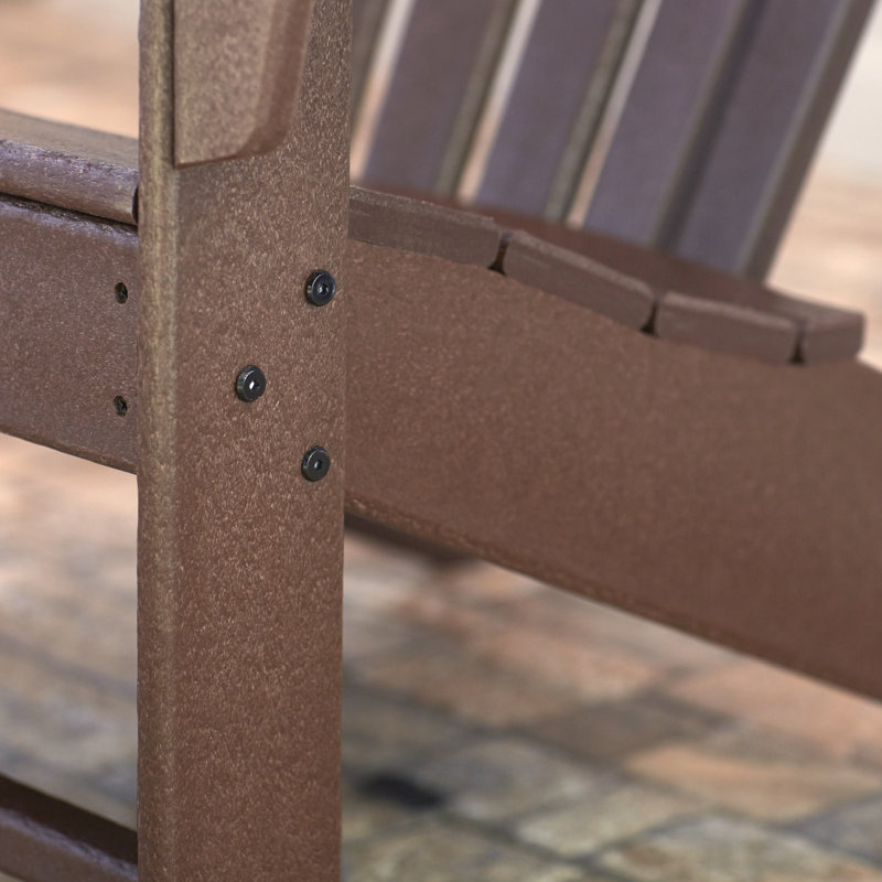 POLYWOOD Palm Coast Adirondack, Mahogany