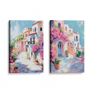 Ensemble de 2 impressions Amalfi Blooming Pathway
