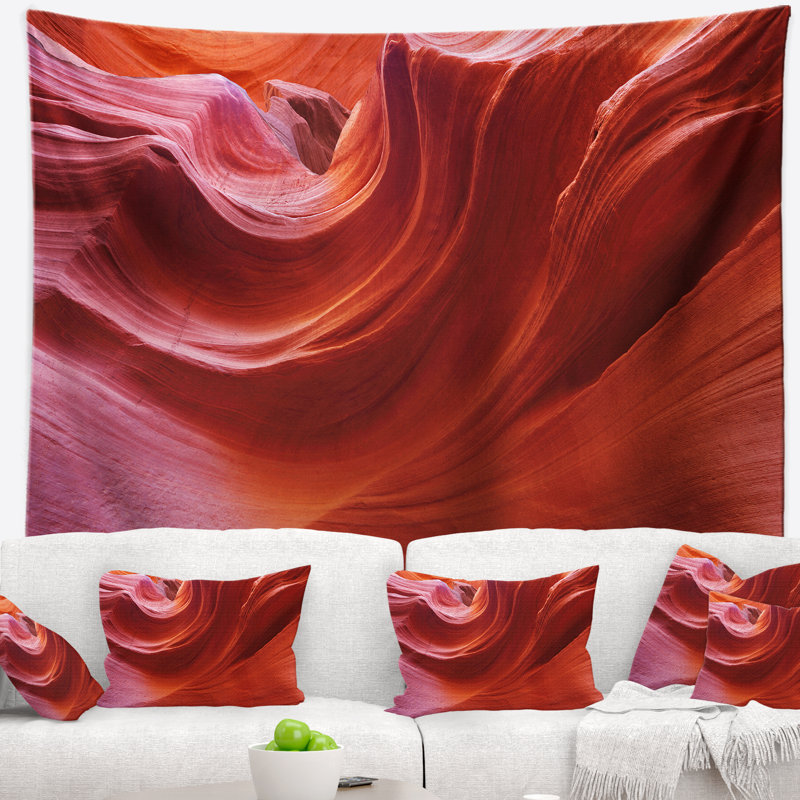 Tapisserie illuminée Antelope Canyon, H 32 po x l 39 po