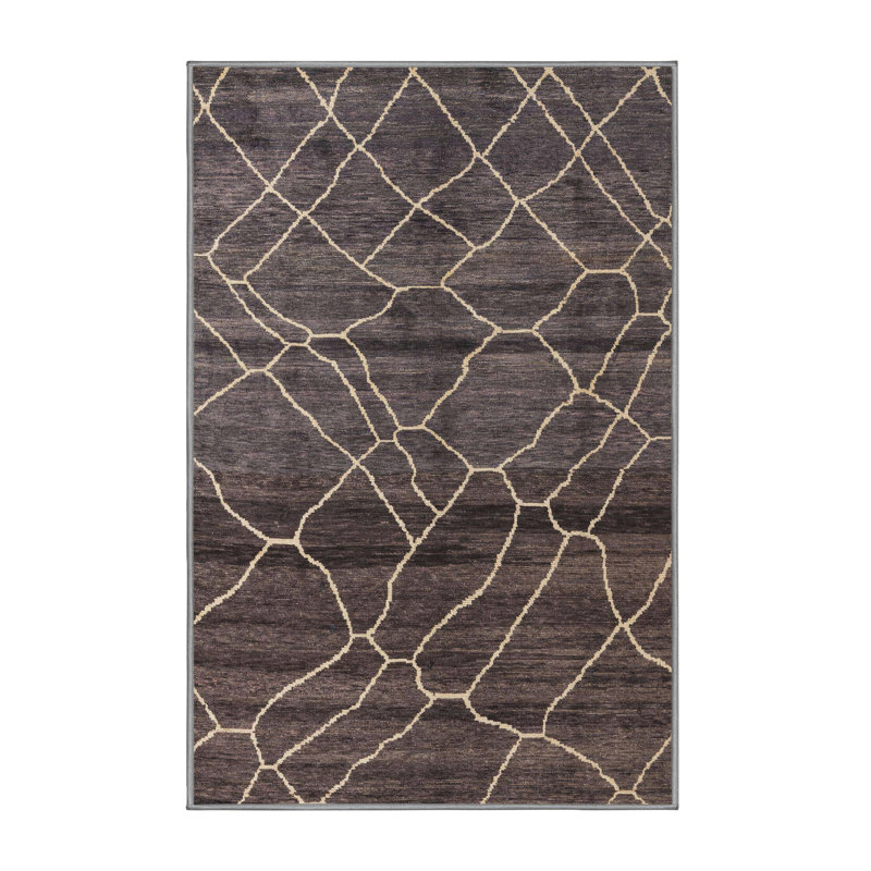 Abstract Indoor Rug, Rectangle 6' x 9'