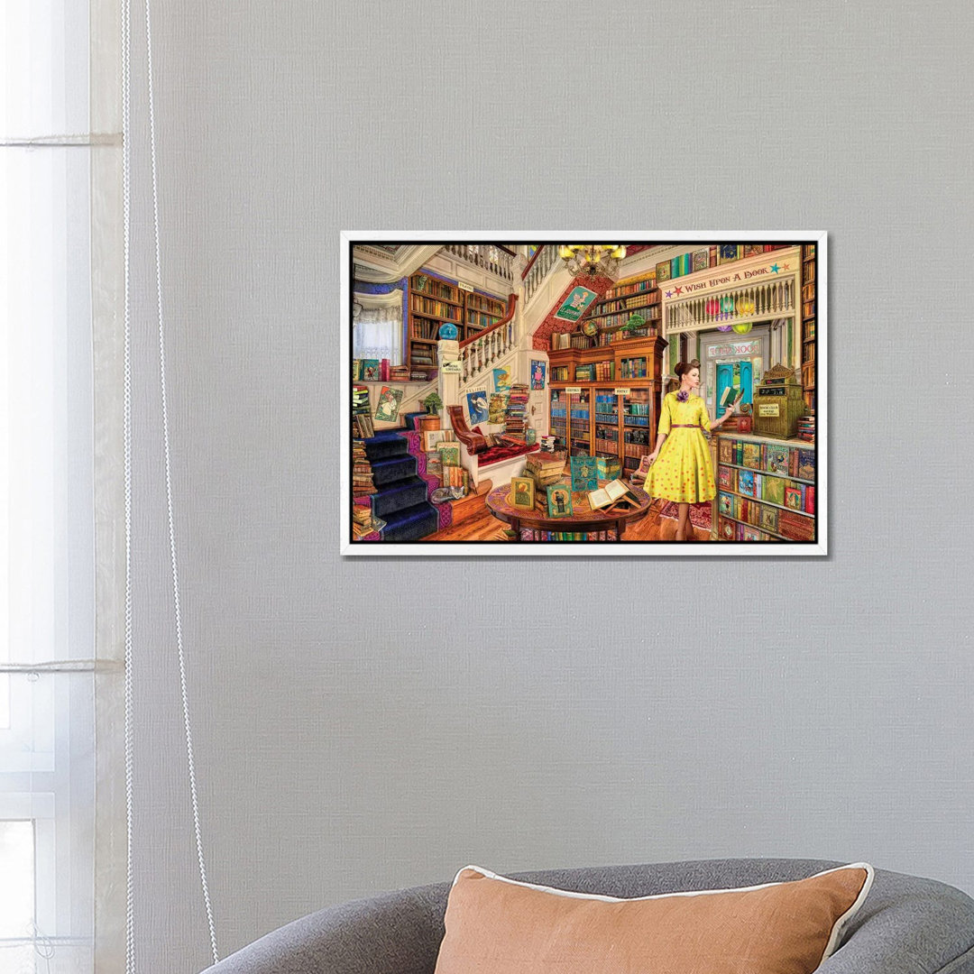 Wish Upon A Bookshop I von Aimee Stewart - Galerie- Giclée auf Leinwand