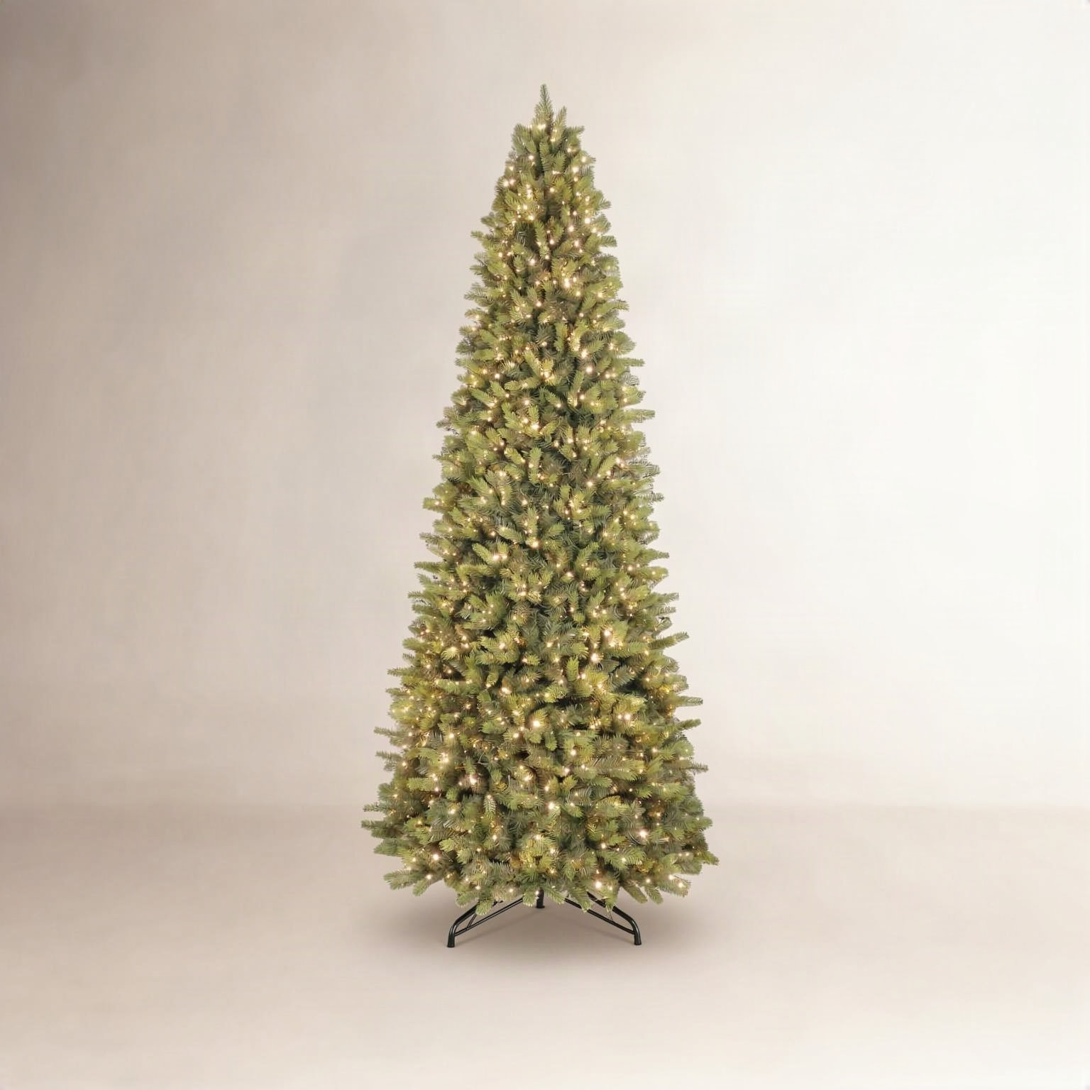 Slim 12' Pre-Lit Fir Christmas Tree