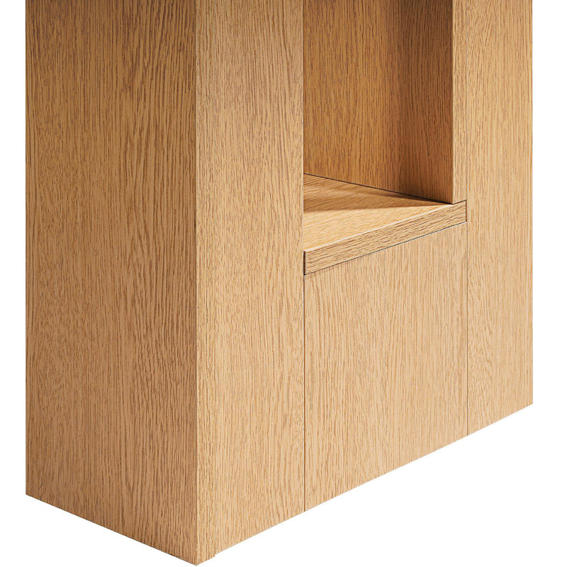 Console de 63 po, bureau de ferme derrière le canapé, bureau d'entrée rectangulaire en bois, support de table de canapé long et étroit pour couloir, chambre à coucher, salon, vestibule, assemblage facile, Burlywood