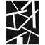 Sharp Edges Black 2 Painting by Christopher Kennedy