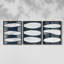 Abstract  Series  CCXIII  -Set Of 3 Framed Giclee Prints -Ready to Hang-1017904283-1017904287